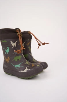 Bisgaard Gummistiefel dunkelbraun Dino