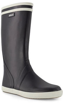 Aigle Gummistiefel blau schwarz