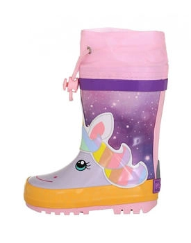 Playshoes Kinder Gummistiefel Einhorn flieder 188706