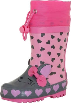 Playshoes Kinder Gummistiefel Katze 188704