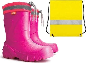 Goldkids Gummistiefel rosa gefüttert Eva Schaum Innensocken