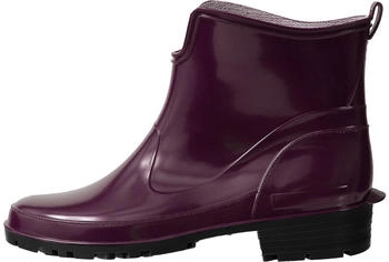 Ladeheid Gummistiefel Damen kurz LA-930 weinrot schwarz