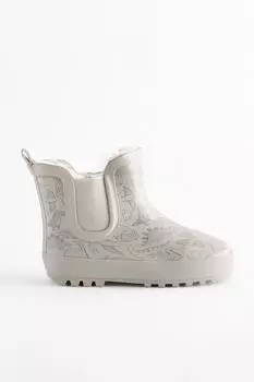 Next Fashion Rain Boots grau/weiß