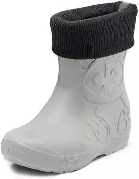 Ladeheid Lightweight Thermal Lined Rubber Boots LA-CA-Panda249 grau