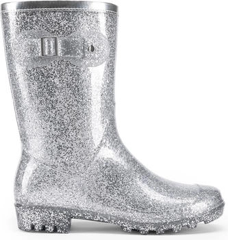 Dream Pairs High Rain Boots for Outdoor silber