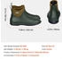 VEVOR Ankle Boots Work Shoes Safety Shoes Rain Boots Rubber Boots