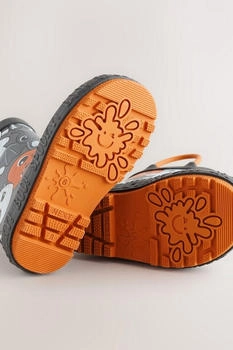 Next Fashion Rain Boots schwarz/orange halloween
