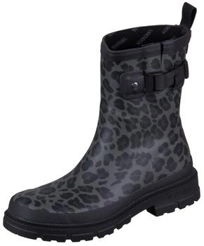 VERBENAS Lua Mate Combi Animal Fur schwarz leo