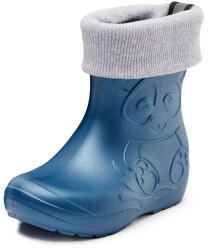 Ladeheid Federleichte Gummistiefel Thermo mit F&uuml;tterung LA-CA-Panda249 metallisches blau