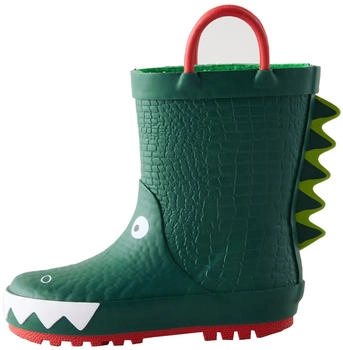 Next Fashion Rain Boots green crocodile