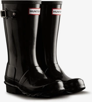 Hunter Originals Gloss Boot schwarz