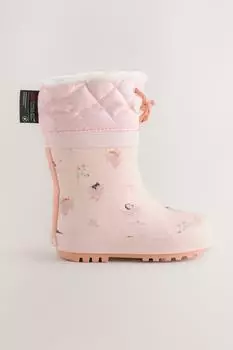 Next Fashion Rain Boots with Lace-up Band fairy pink
