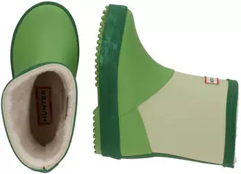 Hunter First Colour Block Insulated Boot twisting green/sea lettuce/muffled green