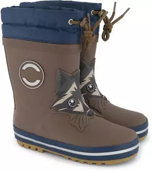 Mikk-Line Warm Lined Rubber Boots blau