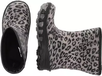 ZIGZAG Cenerki kids rubber boots with warm lining pink/schwarz/leopard