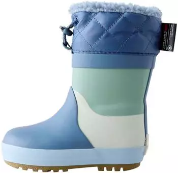 Next Fashion Thinsulate™ Lined Wellington Boots with Cuff royalblau/pastellgrün/weiß