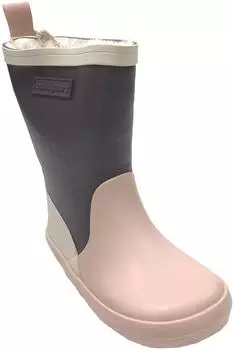 Bundgaard Barefoot Rubber Boots ASPEN with Wool Lining rosa