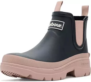 Barbour Nimbus Gummistiefel dunkelblau/rosé