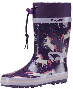 KangaROOS K-Summerrain Boots acai/unicorn