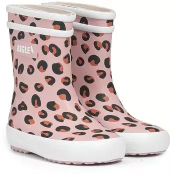 Aigle Baby Flac Play2 Rain Boots Kids leopard 2