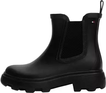 Tommy Hilfiger Rubber Flag Cleated Rainboot schwarz