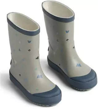 Wheat Rubber Boot Muddy Boot navy/grau