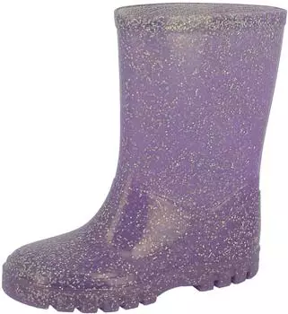 Beck Glitter Rain Boots lila