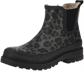 VERBENAS Lua Fur Smooth Animal schwarz/grau