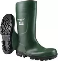 Dunlop Sicherheitsstiefel Work-It FullSafety Heritage Green PVC SR LO LG, S5,...
