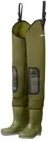 DAM Fighter Pro+ Neoprene Hip Waders Cleated Gummi Profil #40/41 Watstiefel mit