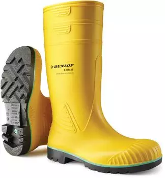 Dunlop Chemical Acifort S5 gelb Bauschutzstiefel