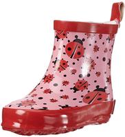 Playshoes 180360, Playshoes Gummistiefel Halbhoch - Marienk&auml;fer Rosa - Gr. 23