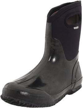 Bogs Classic Mid Rain Boots Women black shiny