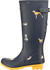 Joules Welly Print (204270) navy harbour dogs