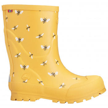 Viking Kid's Jolly Print Rain Boots (1-60020) yellow/black