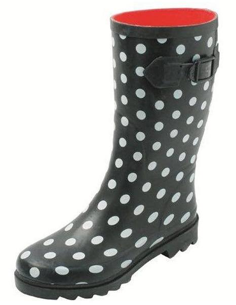 Gevavi Rainboot Women (7335358) black/white dots