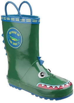 Cotswold Outdoor Cotswold Puddle Kids Wellingtons Crocodile Bottle green