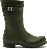 HUNTER Herren Gummistiefel gr&uuml;n Gummi