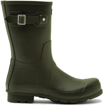 Hunter Original Short Wellington Boots (MFS9000RMA) olive green