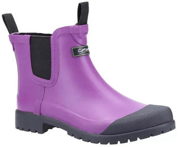 Cotswold Women's Blenheim Short Chelsea Wellington Boots purple