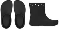 Crocs 208363-001-M2W4, Crocs Unisex Classic Boot Stiefel Schwarz 33 Black