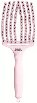 Olivia Garden Fingerbrush Combo Pastel Pink Large Olivia Garden Fingerbrush Combo Pastel Pink Large