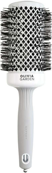 Olivia Garden Expert Blowout Shine Rundbürste weiß & grau 55 mm