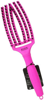 Olivia Garden Fingerbrush Combo Medium Think Pink Neon Purple