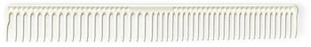 JRL Long Round Tooth Cutting Comb 9" white