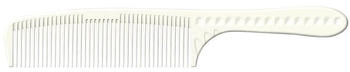 JRL Barbering Comb 7.6" white