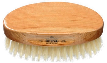 Kent Brushes Mens Finest Hårborste Svinborst - Körsbär Resestorlek