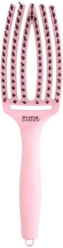 Olivia Garden Fingerbrush Boar & Nylon Think Pink 2025