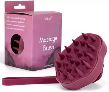 Bellody Kopfmassageb&uuml;rste Bordeaux Red