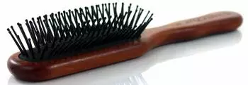 Acca Kappa Haarbürste rechteckig, Holz, für alle Haartypen (12AX-365)